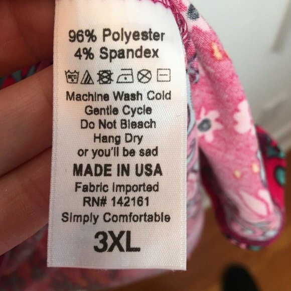 lularoe 3xl irma floral Pink Green Yellow NWT - Picture 4 of 5